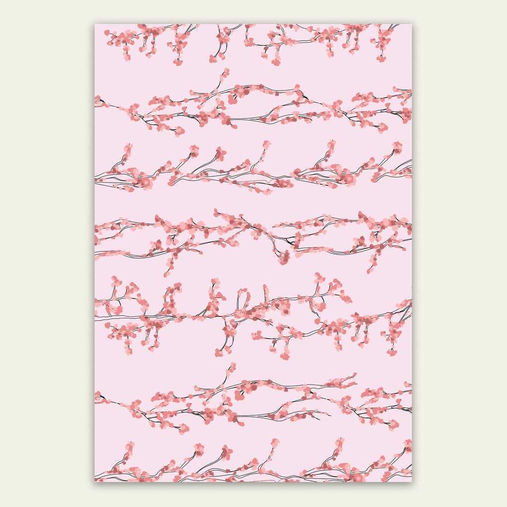 Cherry Blossoms Gift Wrapping Papers