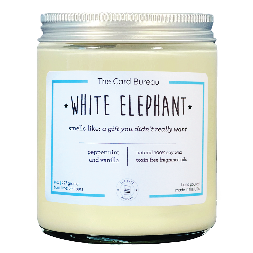 White Elephant Candle