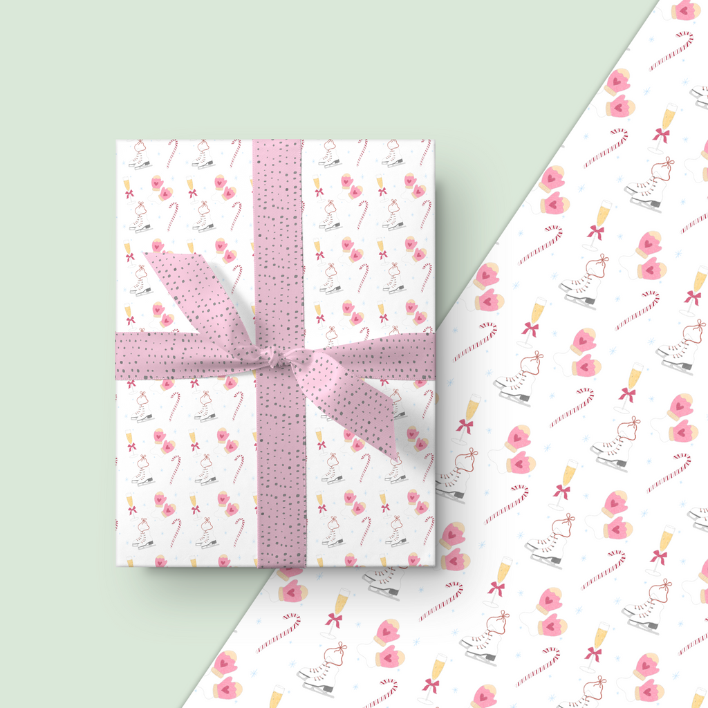 Ice Skate Dreams Gift Wrap