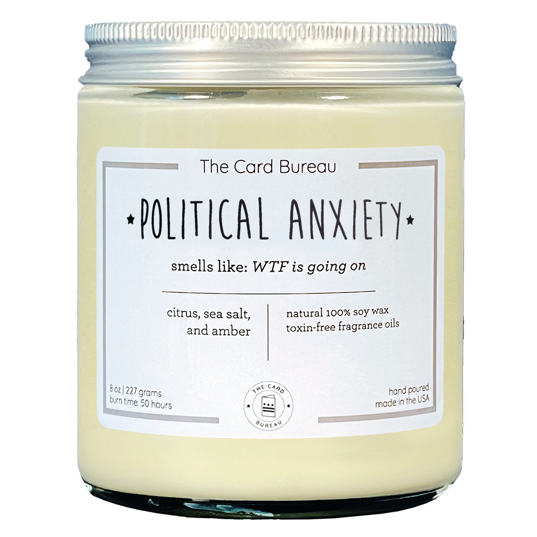 Political Anxiety Candle