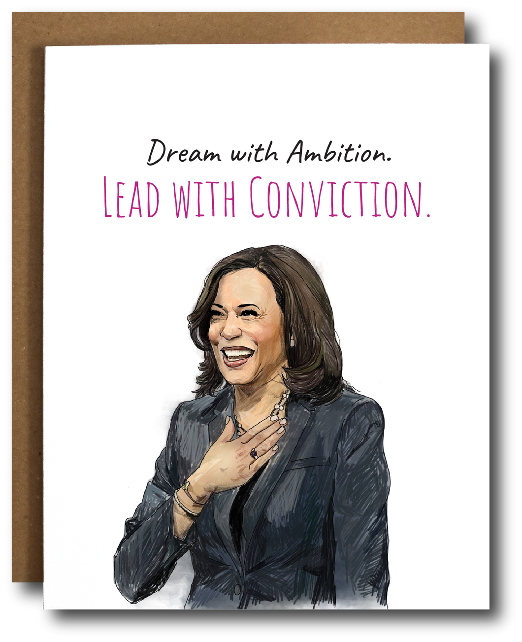 Kamala Harris Dream Inspirational Card