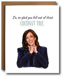 Kamala Harris Coconut Card