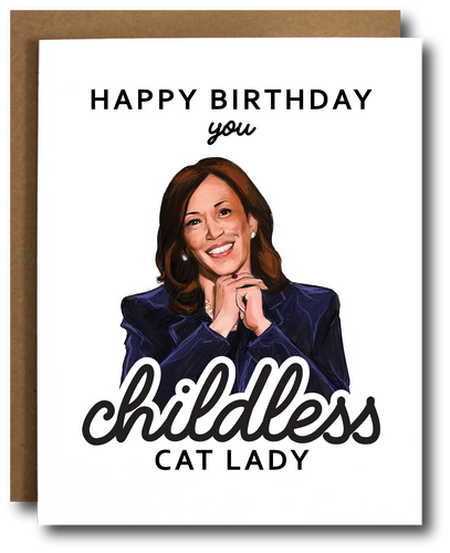 Kamala Harris Childless Cat Lady Birthday