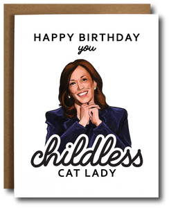 Kamala Harris Childless Cat Lady Birthday