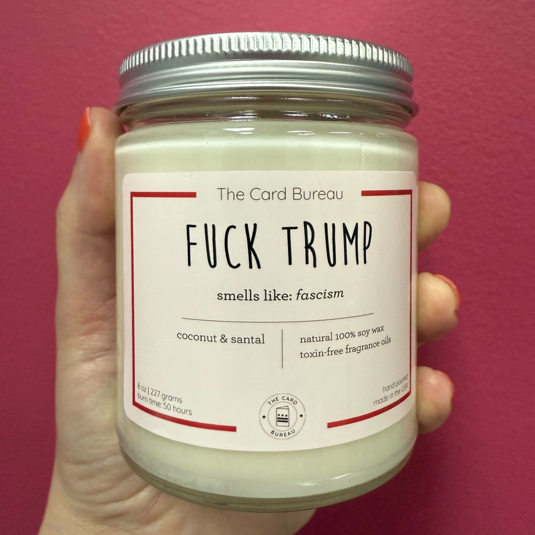 Fuck Trump Candle