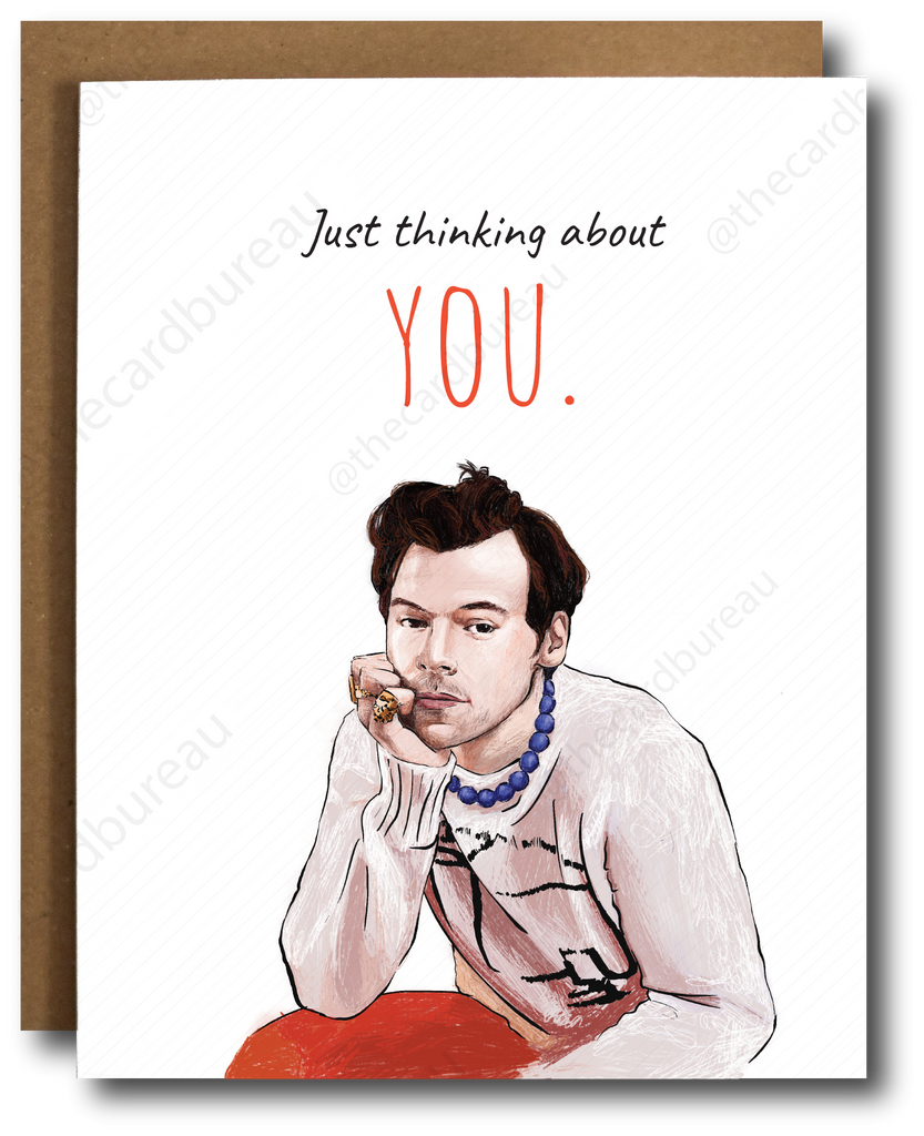 Thinking About You Harry Card – The Card Bureau